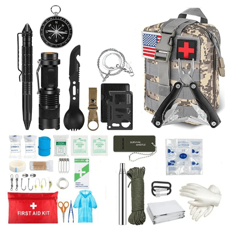TIMBERKIT - Survival First Aid Kit 35 työkalua