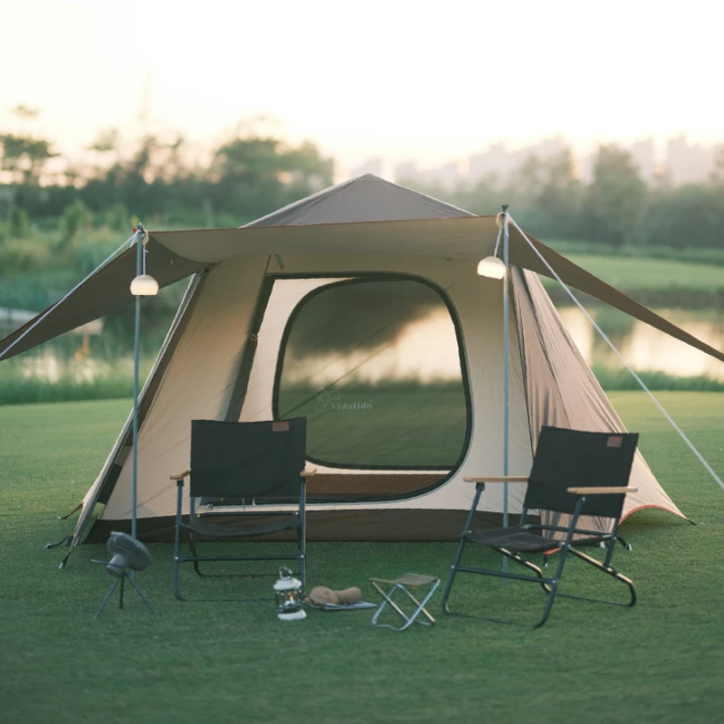 BREEZEDOME - Outdoor Camping Suuri teltta PU 3000mm 3-5 henkilöä