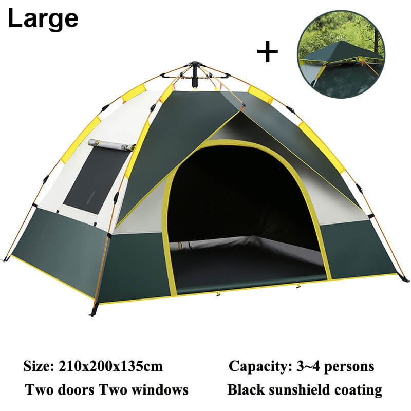 SNAPTENT - Automaattisesti pystytettävä teltta PU 2000mm 2-4 henkilöä